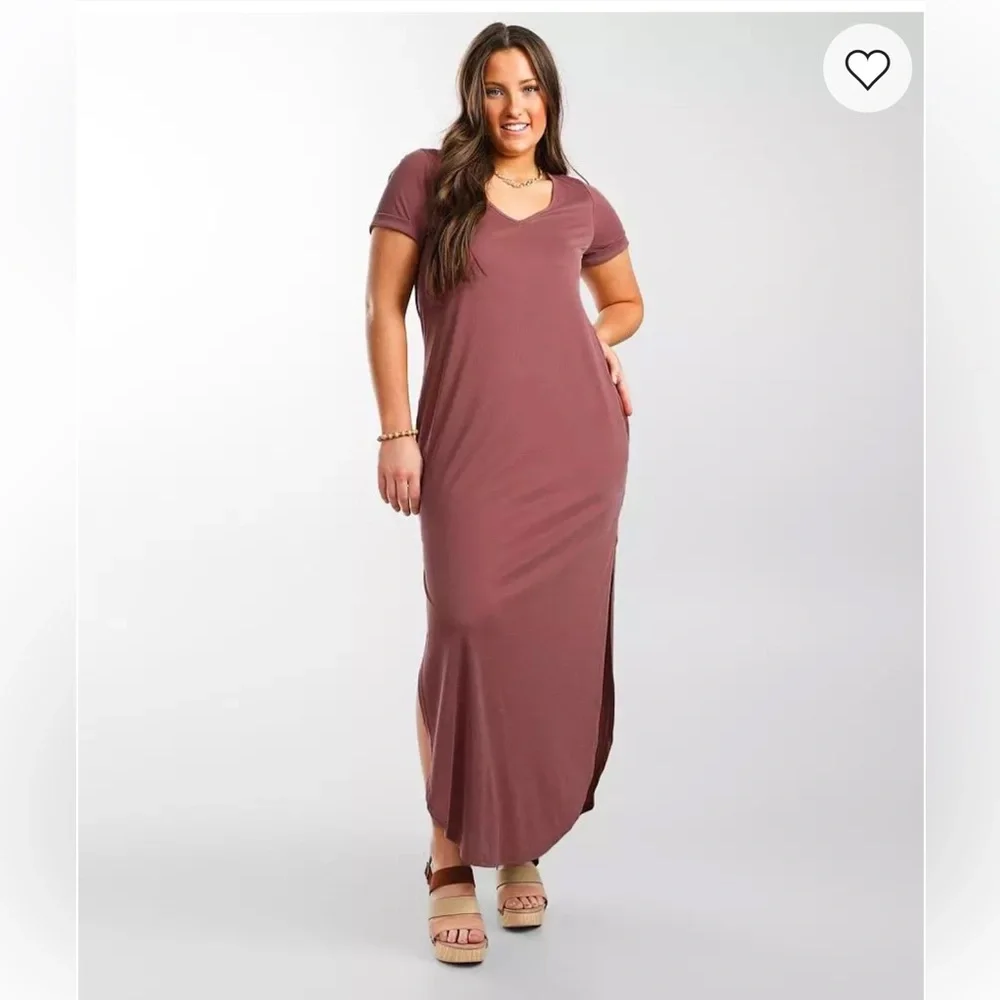 Daytrip Solid Maxi Dress (color: Terracotta) - Picture 1 of 8